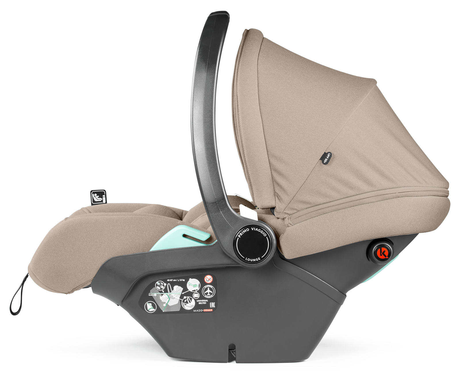 PEG PEREGO – Trio City Loop Pro Pine Bark con Navicella Pop Up e Seggiolino Auto Lounge - immagine 12