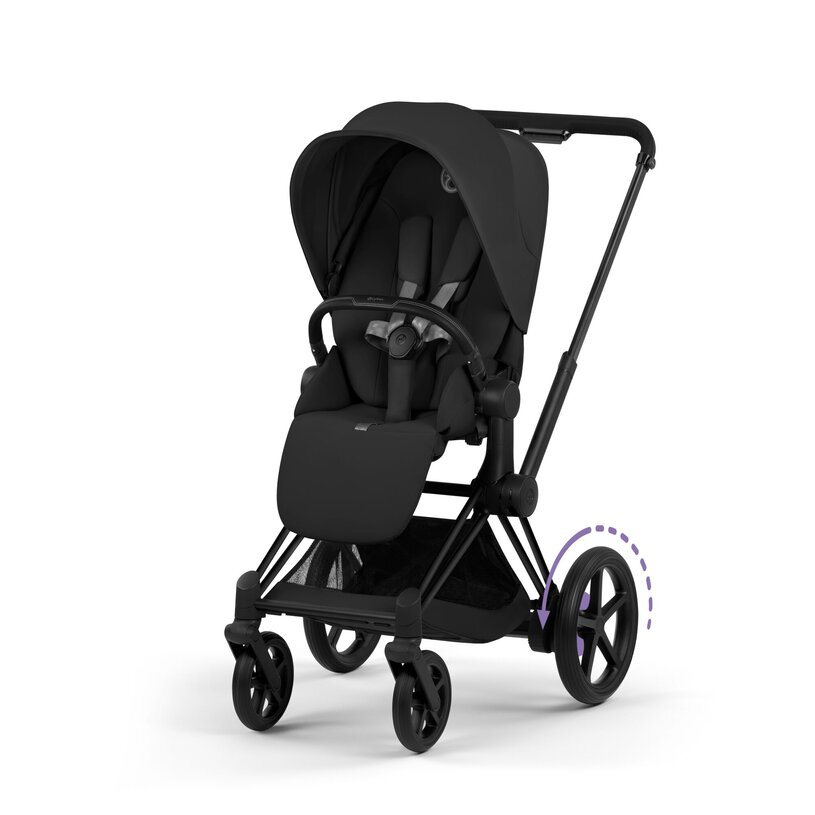 CYBEX PLATINUM - Duo E-Priam Comfort Telaio Matt Black 2026 - immagine 2