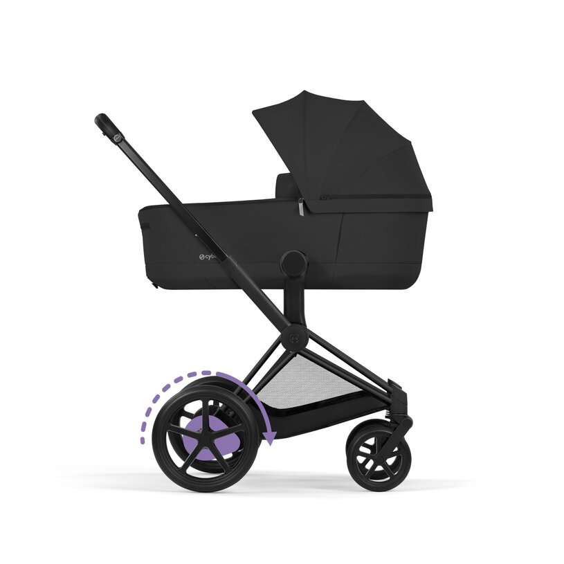 CYBEX PLATINUM - Duo E-Priam Comfort Telaio Matt Black 2026 - immagine 3
