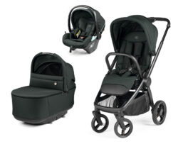PEG PEREGO - Trio City Loop Pro Metal con Navicella Pop Up e Seggiolino Auto Lounge