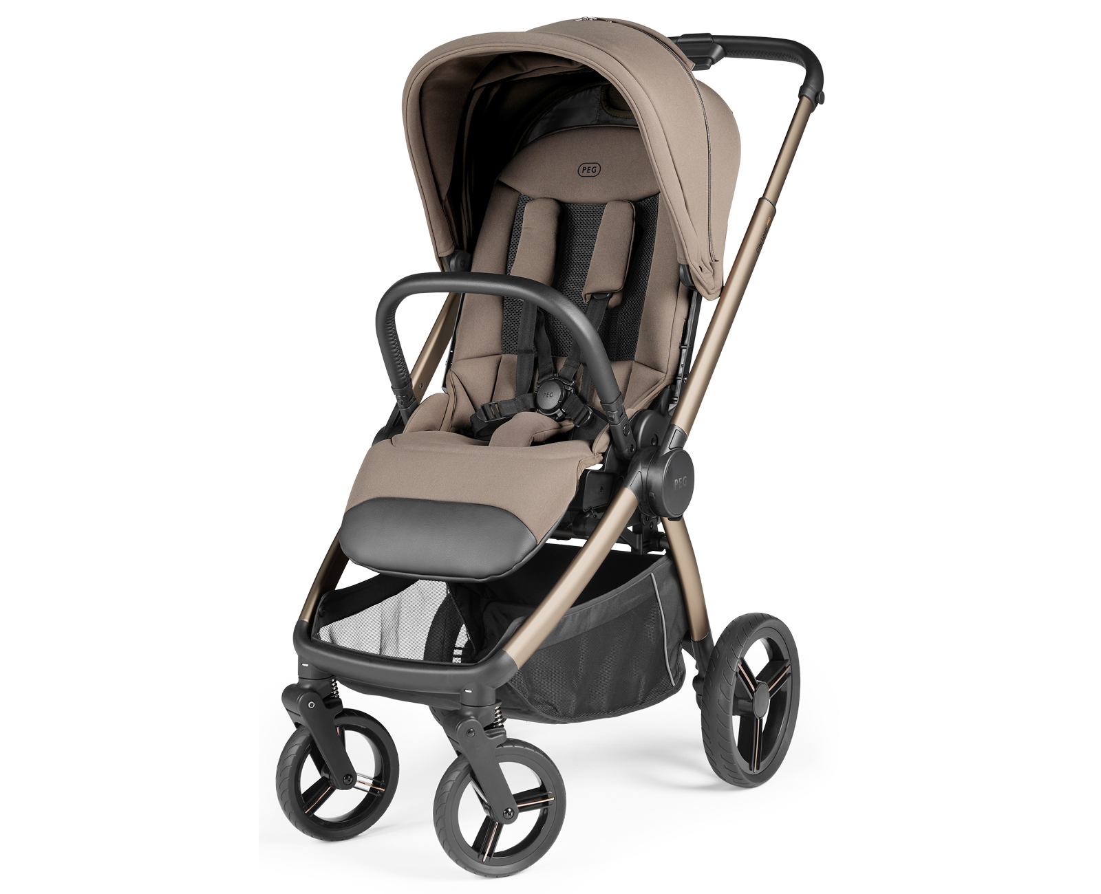 PEG PEREGO – Trio City Loop Pro Pine Bark con Navicella Pop Up e Seggiolino Auto Slk - immagine 2