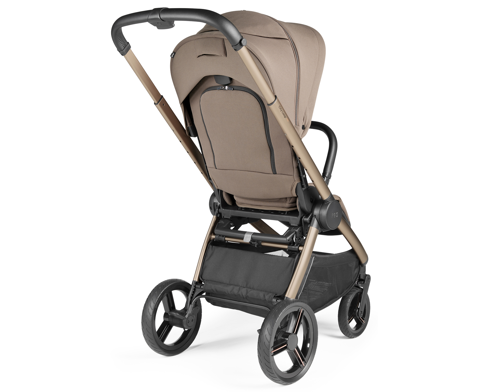 PEG PEREGO – Trio City Loop Pro Pine Bark con Navicella Pop Up e Seggiolino Auto Slk - immagine 7