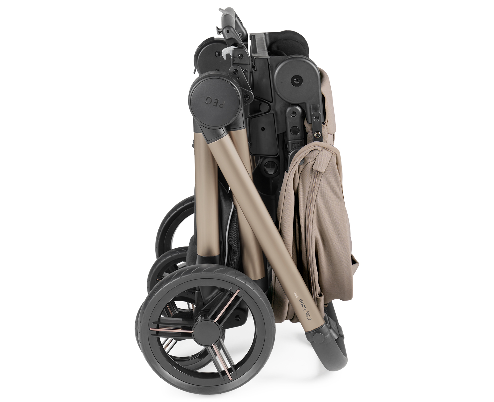 PEG PEREGO – Trio City Loop Pro Pine Bark con Navicella Pop Up e Seggiolino Auto Slk - immagine 8