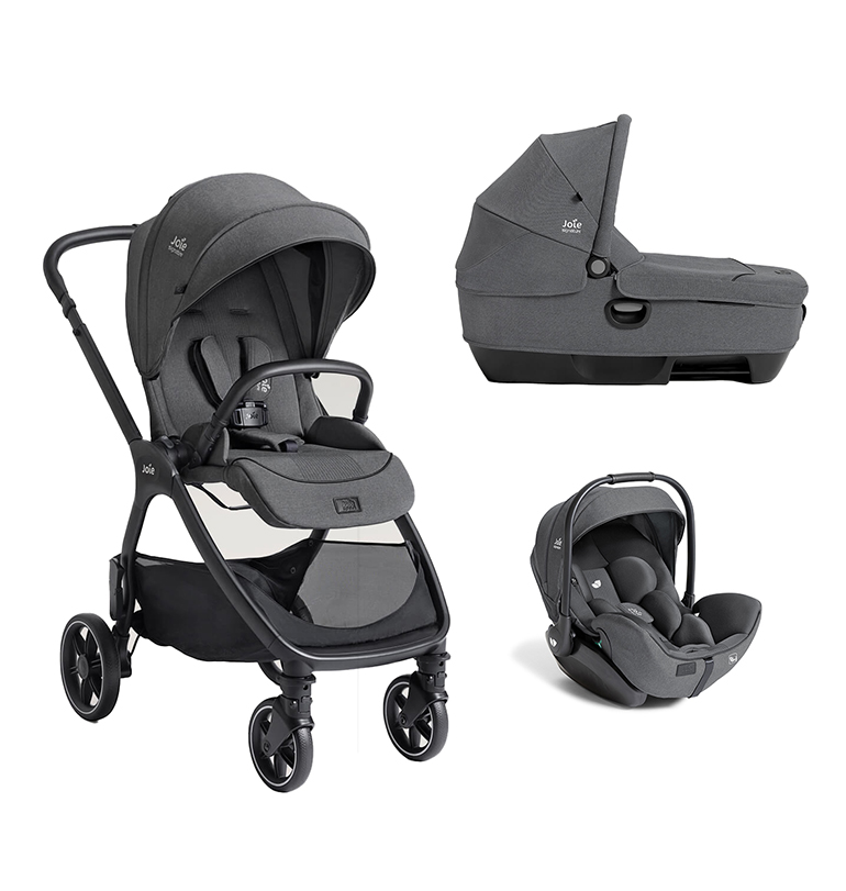 NUNA – Trio Valora Ebony con Navicella Calmi e Seggiolino Auto I-Level Pro