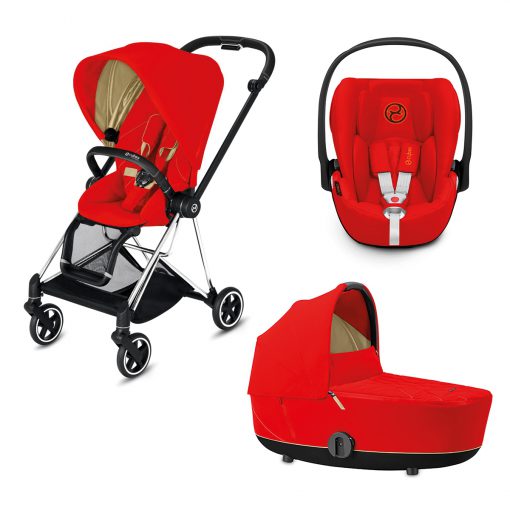 CYBEX PLATINUM – Trio Mios telaio – Telaio Chrome Brown – Ovetto Autumn Gold