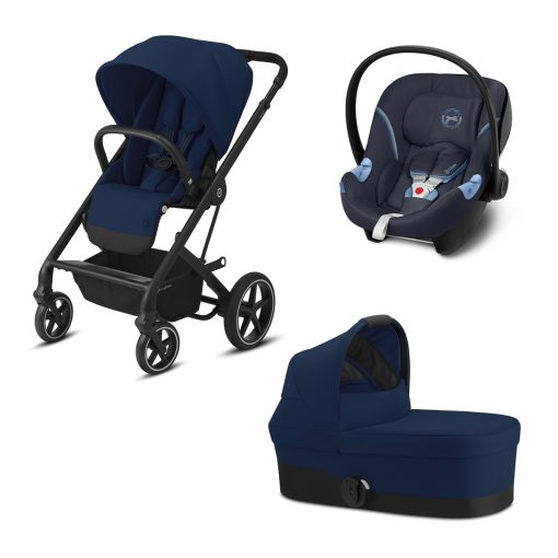 CYBEX GOLD – Trio Balios S Lux – Telaio Black – Ovetto Navy Blue