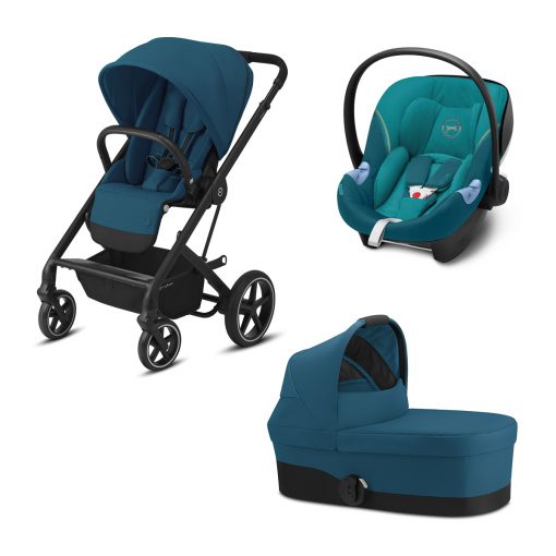 CYBEX GOLD – Trio Balios S Lux – Telaio Black – Ovetto River Blue I-SIZE