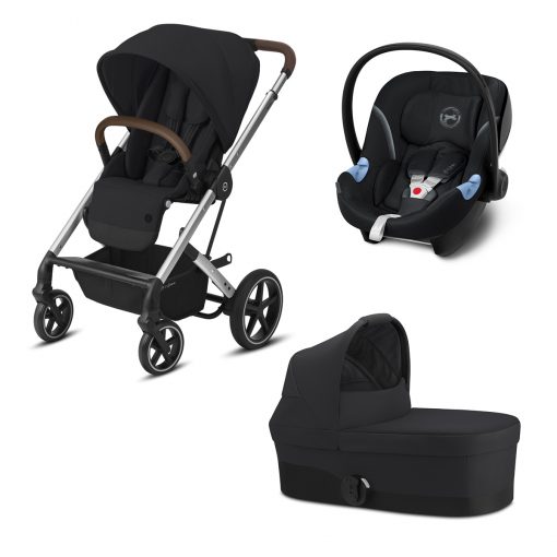 CYBEX GOLD – Trio Balios S Lux – Telaio Silver – Ovetto Deep Black