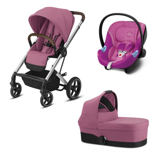 CYBEX GOLD – Trio Balios S Lux – Telaio Silver – Ovetto Magnolia Pink
