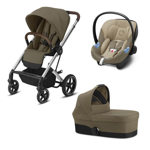 CYBEX GOLD – Trio Balios S Lux – Telaio Silver – Ovetto Classic Beige I-SIZE