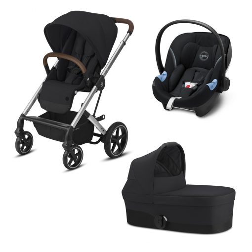 CYBEX GOLD – Trio Balios S Lux – Telaio Silver – Ovetto Deep Black I-SIZE