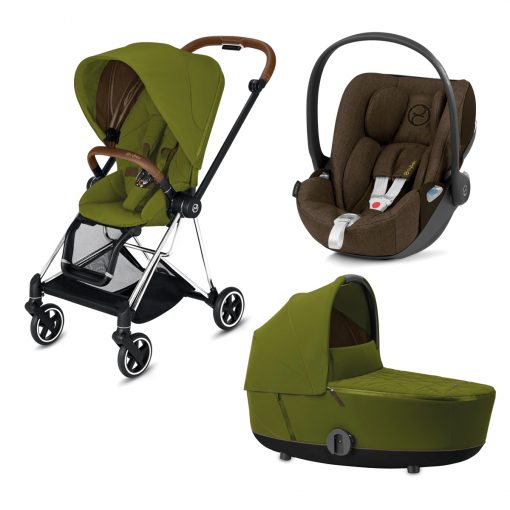 CYBEX PLATINUM – Trio Mios telaio – Telaio Chrome Black – Ovetto Khaki Green Plus