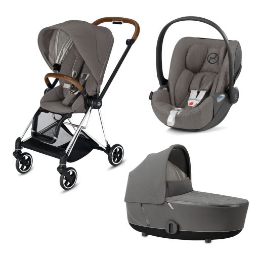 CYBEX PLATINUM – Trio Mios telaio – Telaio Chrome Black – Ovetto Soho Grey Plus