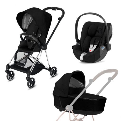CYBEX PLATINUM – Trio Mios telaio – Telaio Chrome Brown – Ovetto Deep Black Plus