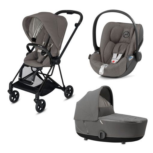 CYBEX PLATINUM – Trio Mios telaio – Telaio Matt Black – Ovetto Soho Grey Plus