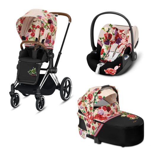 CYBEX PLATINUM – Trio ePRIAM – Telaio Chrome Brown – Ovetto