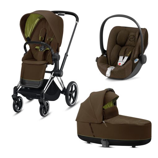 CYBEX PLATINUM – Trio ePRIAM – Telaio Chrome Black – Ovetto Khaki Green Plus