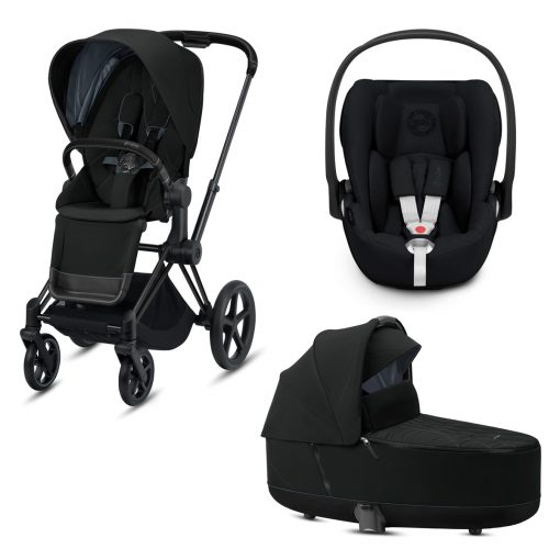CYBEX PLATINUM – Trio ePRIAM – Telaio Matt Black – Ovetto Deep Black