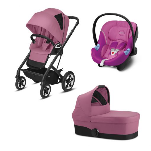 CYBEX GOLD – Trio Talos S Lux – Telaio Black – Ovetto Magnolia Pink
