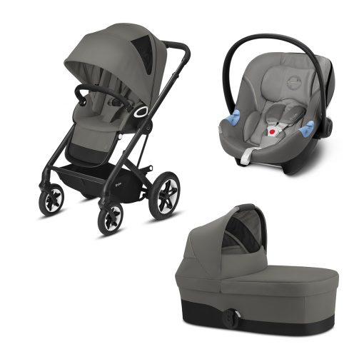 CYBEX GOLD – Trio Talos S Lux – Telaio Black – Ovetto Soho Grey