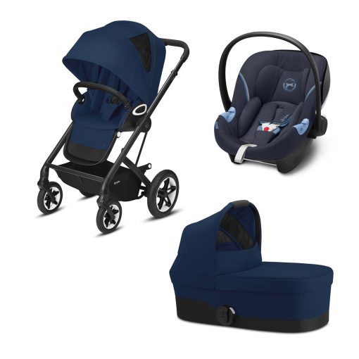 CYBEX GOLD – Trio Talos S Lux – Telaio Black – Ovetto Navy Blue I-SIZE