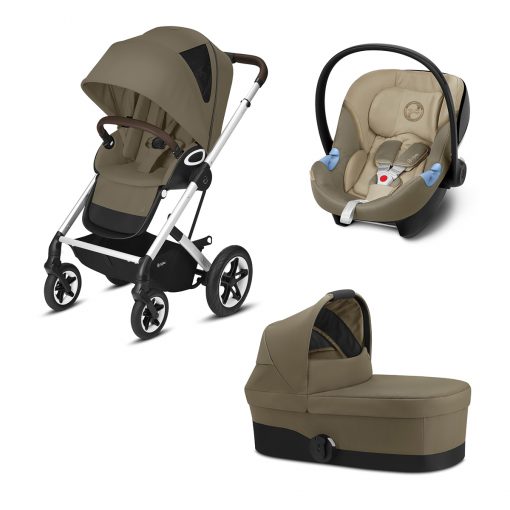 CYBEX GOLD – Trio Talos S Lux – Telaio Silver – Ovetto Classic Beige
