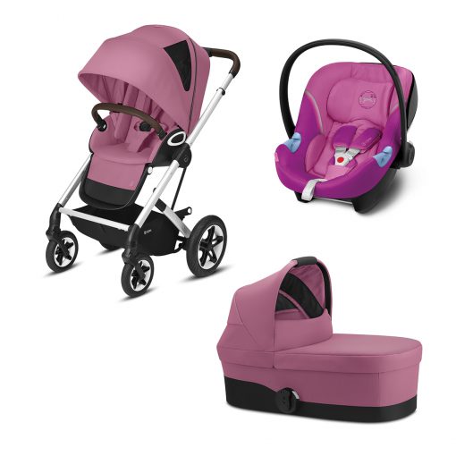 CYBEX GOLD – Trio Talos S Lux – Telaio Silver – Ovetto Magnolia Pink