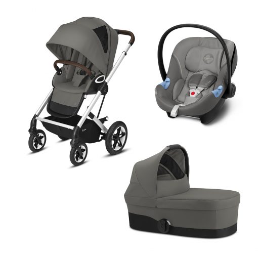 CYBEX GOLD – Trio Talos S Lux – Telaio Silver – Ovetto Soho Grey