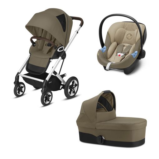 CYBEX GOLD – Trio Talos S Lux – Telaio Silver – Ovetto Classic Beige I-SIZE