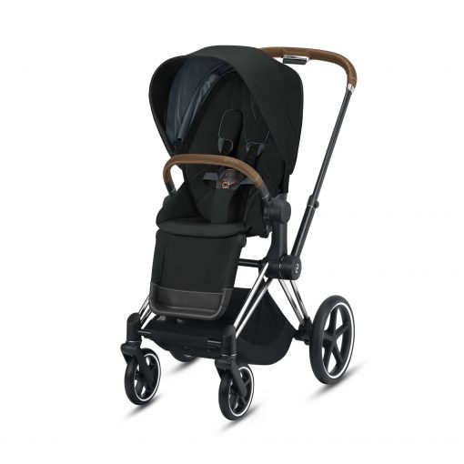 CYBEX PLATINUM – Passeggino ePriam – Telaio Chrome Brown – Ovetto