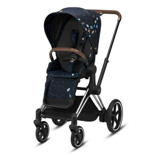 CYBEX PLATINUM – Passeggino ePriam – Telaio Chrome Brown – Ovetto