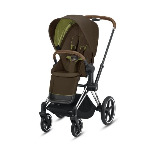 CYBEX PLATINUM – Passeggino ePriam – Telaio Chrome Brown – Ovetto
