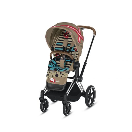 CYBEX PLATINUM – Passeggino ePriam – Telaio Chrome Brown – Ovetto