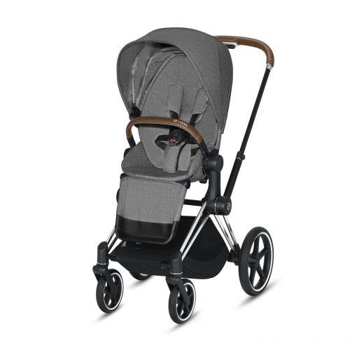 CYBEX PLATINUM – Passeggino ePriam – Telaio Chrome Brown – Ovetto