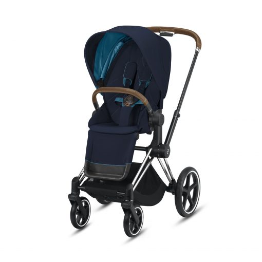 CYBEX PLATINUM – Passeggino ePriam – Telaio Chrome Brown – Ovetto