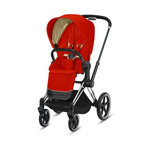CYBEX PLATINUM – Passeggino ePriam – Telaio Chrome Black – Ovetto