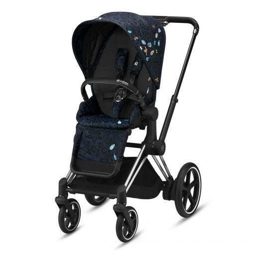 CYBEX PLATINUM – Passeggino ePriam – Telaio Chrome Black – Ovetto