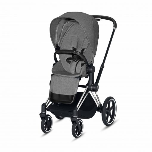CYBEX PLATINUM – Passeggino ePriam – Telaio Chrome Black – Ovetto