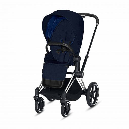 CYBEX PLATINUM – Passeggino ePriam – Telaio Chrome Black – Ovetto