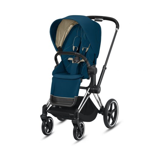 CYBEX PLATINUM – Passeggino ePriam – Telaio Chrome Black – Ovetto