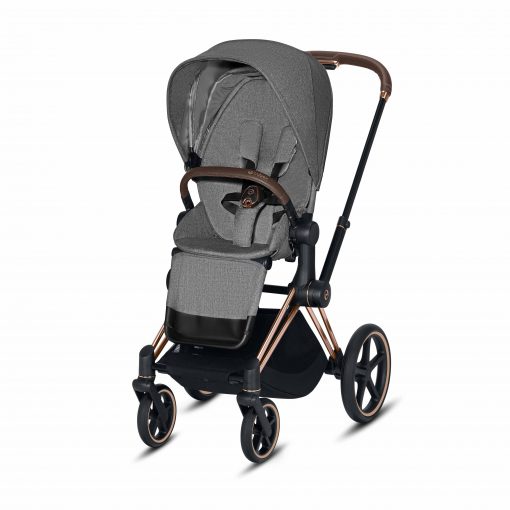 CYBEX PLATINUM – Passeggino ePriam – Telaio Rosegold – Ovetto