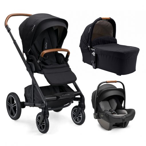 NUNA – Trio Mixx con Seggiolino Auto Pipa Next – Telaio – Ovetto Caviar