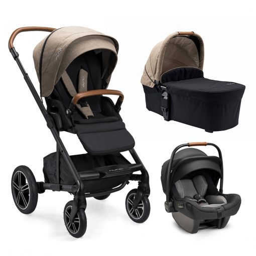 NUNA – Trio Mixx con Seggiolino Auto Pipa Next – Telaio – Ovetto Caviar