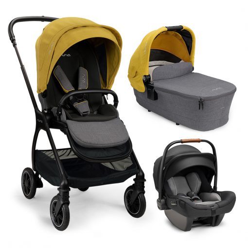 NUNA – Trio Triv con seggiolino auto Pipa Next – Telaio – Ovetto Caviar