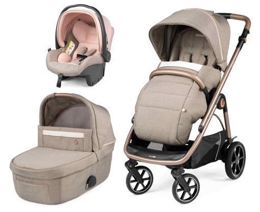PEG PEREGO – Trio Veloce con seggiolino auto Primo Viaggio SL – Telaio – Ovetto Mon amour