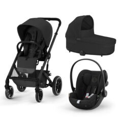 CYBEX - Trio Balios Moon Black Con Seggiolino Auto Cloud G I-Size
