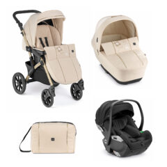 CAM - Trio Dinamico Smart Romantic Beige Natura Con Seggiolino Auto Relax