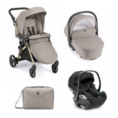 CAM - Trio Fluido Beige Con Seggiolino Auto Relax