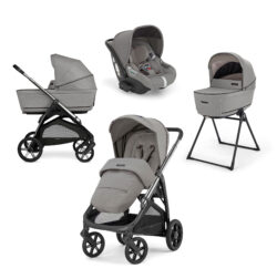 INGLESINA - Trio System Aptica Con Seggiolino Auto Darwin 2025 Platinum Grey