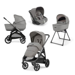 INGLESINA - Trio System Aptica Con Seggiolino Auto Darwin Recline 2025 Platinum Grey